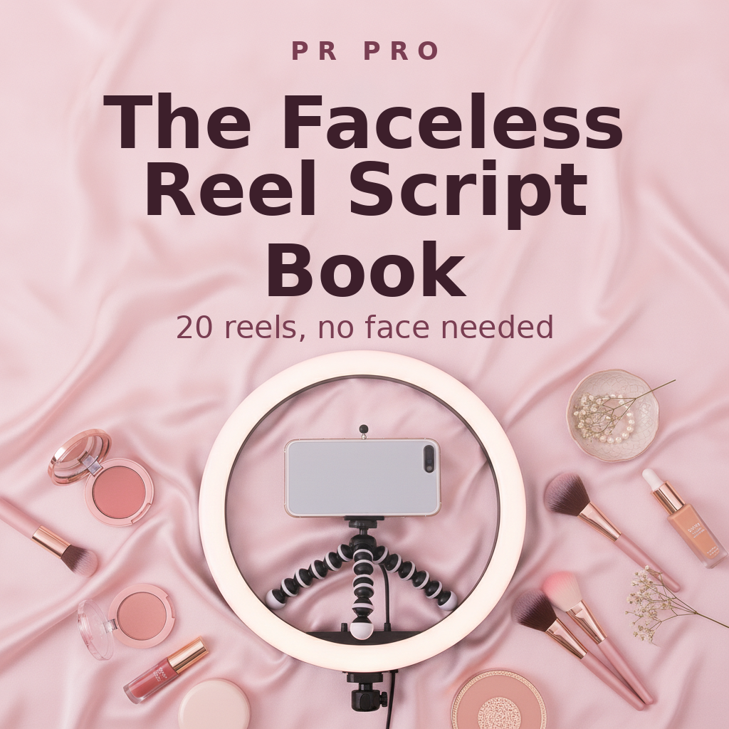 The Faceless Reel Script Book cover