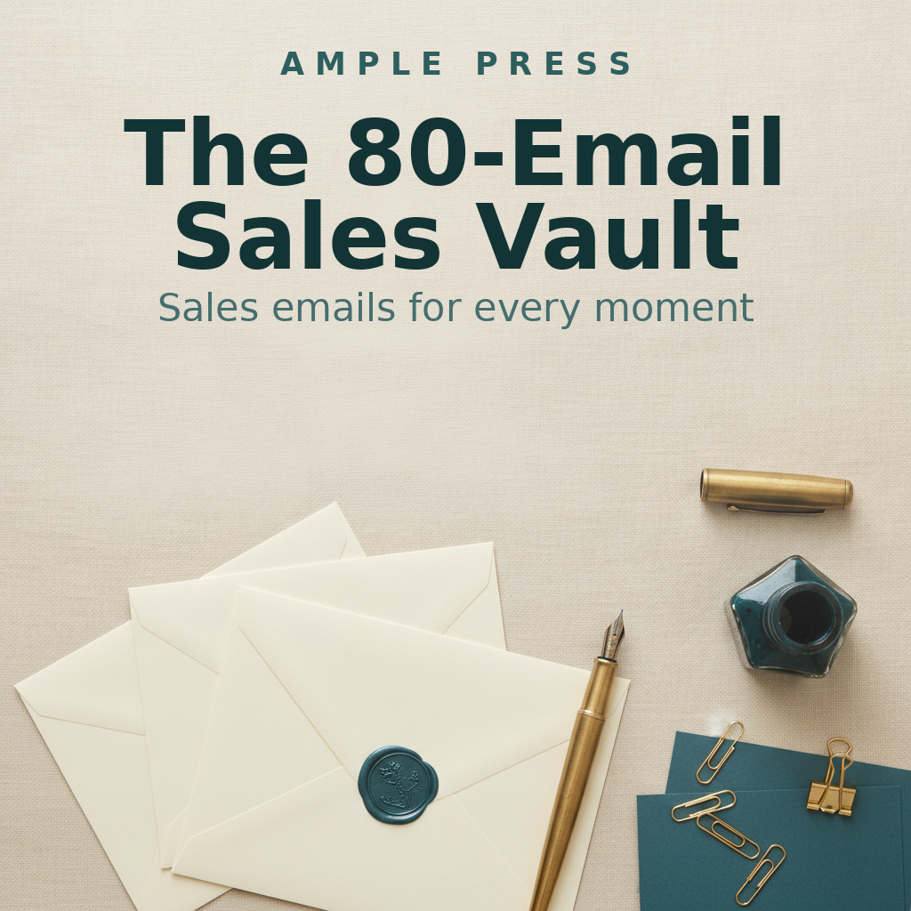 The 80-Email Sales Vault cover