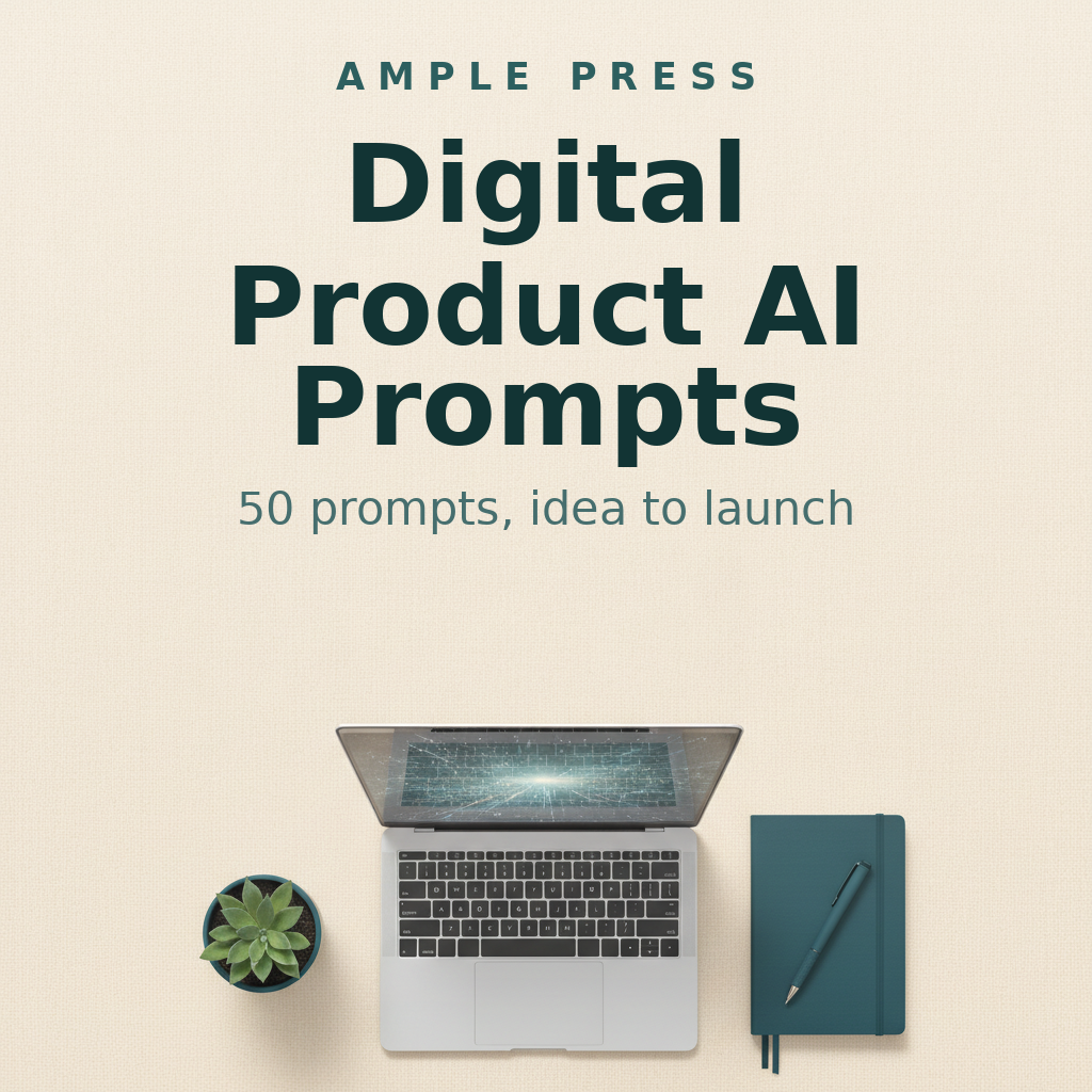 Digital Product AI Prompts cover