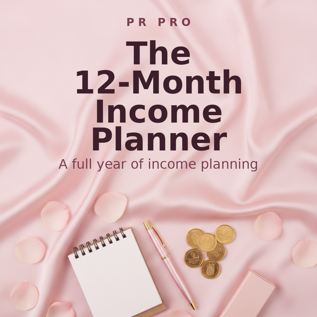 The 12-Month Income Planner cover