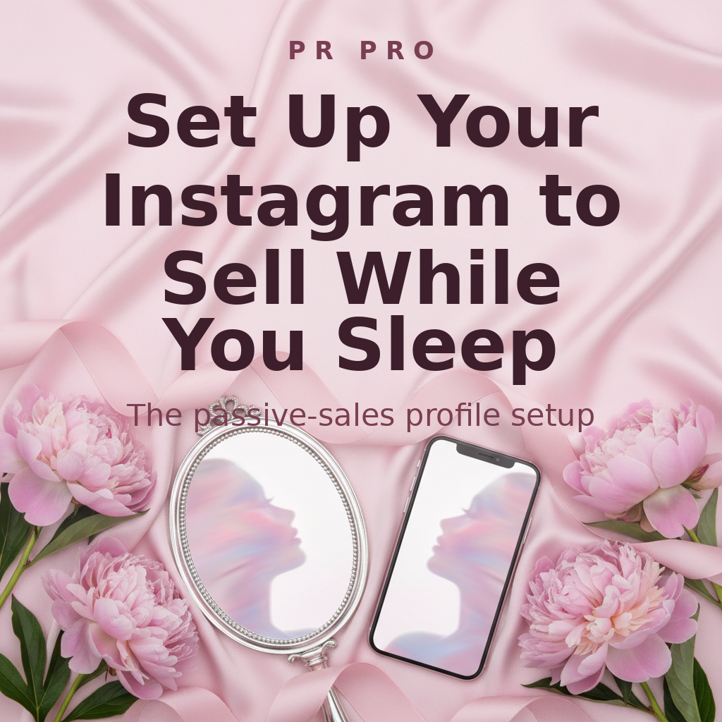 Set Up Your Instagram to Sell While You Sleep cover